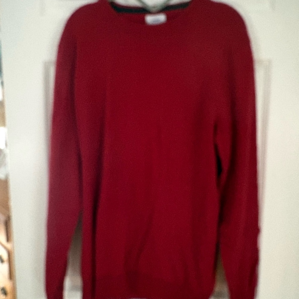 Old Navy Men's Crimson Red Crewneck Sweater